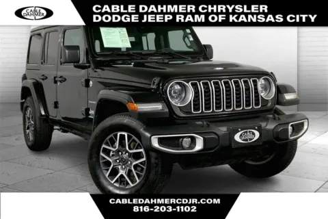 Black 2024 Jeep Wrangler Sahara for sale in Kansas City, MO