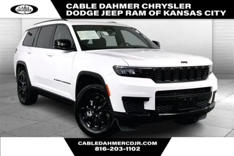 White 2024 Jeep Grand Cherokee L Altitude for sale in Kansas City, MO