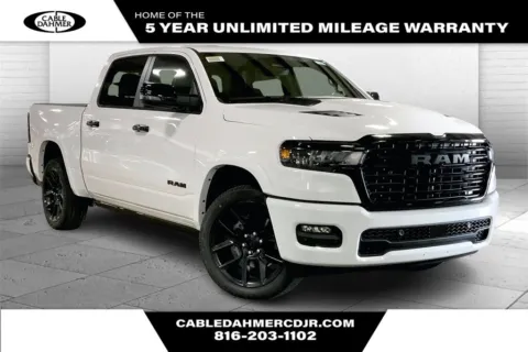 White 2026 RAM 1500 Laramie for sale in Kansas City, MO
