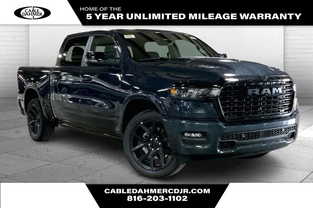 Blue 2026 Ram 1500 Laramie for sale in Kansas City, MO
