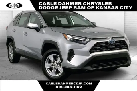 Silver 2022 Toyota RAV4 Hybrid XLE for sale in Kansas City, MO