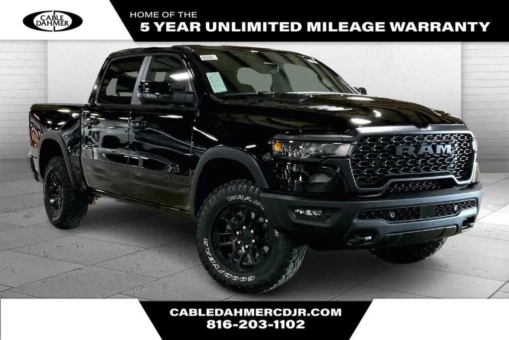 Black 2026 Ram 1500 Rebel for sale in Kansas City, MO