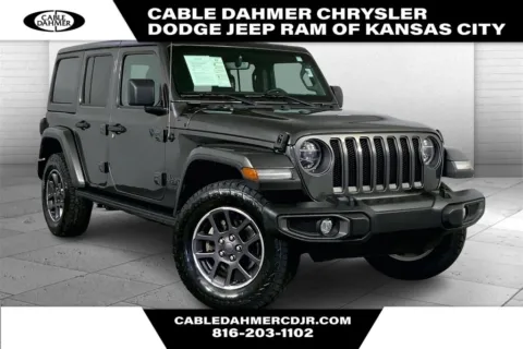 Gray 2021 Jeep Wrangler Unlimited Unlimited Sport S 80th Anniversary for sale in Kansas City, MO