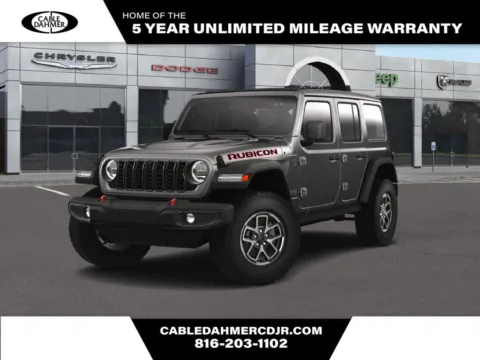 Gray 2025 Jeep Wrangler Rubicon for sale in Kansas City, MO