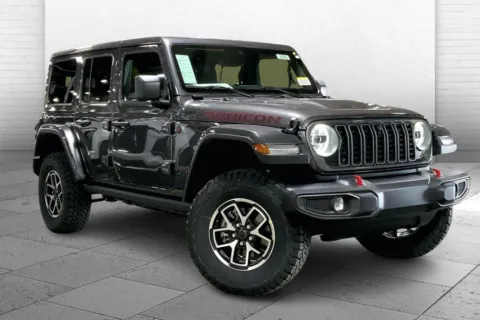 Gray 2025 Jeep Wrangler WRANGLER 4-DOOR RUBICON for sale in Kansas City, MO