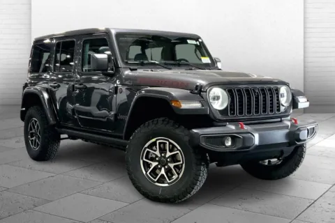 Gray 2025 Jeep Wrangler WRANGLER 4-DOOR RUBICON for sale in Kansas City, MO