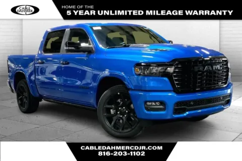 Blue 2026 RAM 1500 Laramie for sale in Kansas City, MO