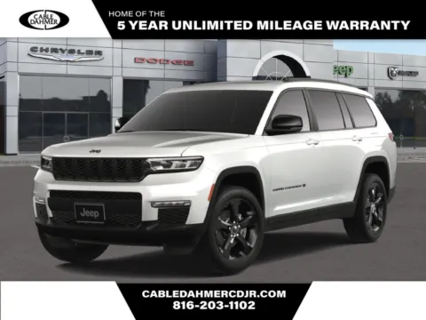 White 2025 Jeep Grand Cherokee L Limited for sale in Kansas City, MO