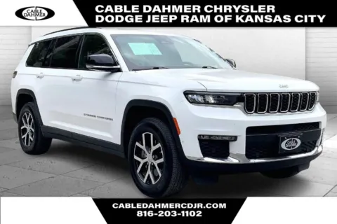 White 2024 Jeep Grand Cherokee L Limited for sale in Kansas City, MO