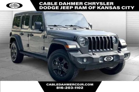 Gray 2020 Jeep Wrangler Unlimited Sport S for sale in Kansas City, MO