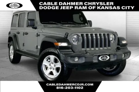 Gray 2020 Jeep Wrangler Unlimited Sport S for sale in Kansas City, MO