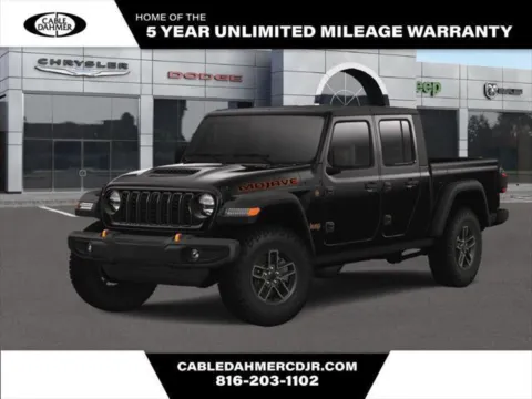 Black 2025 Jeep Gladiator GLADIATOR MOJAVE 4X4 for sale in Kansas City, MO
