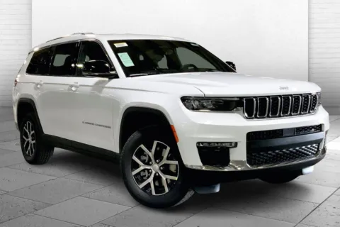 White 2025 Jeep Grand Cherokee GRAND CHEROKEE L LIMITED 4X4 for sale in Kansas City, MO