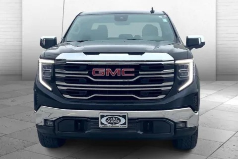 Photos of 2023 GMC Sierra 1500 4WD Crew Cab Short Box SLT for sale in Kansas City, MO at Cable Dahmer Chrysler Dodge Jeep Ram of Kansas City