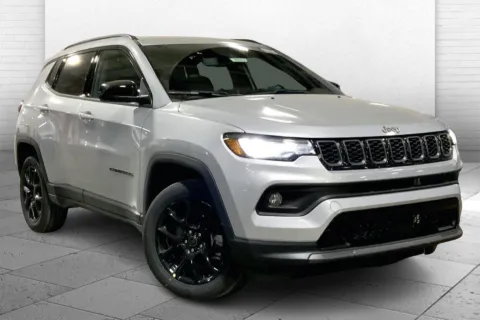 Silver 2025 Jeep Compass COMPASS LATITUDE 4X4 for sale in Kansas City, MO