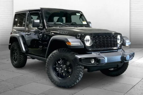 Black 2026 Jeep Wrangler Willys for sale in Kansas City, MO