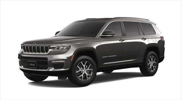 Gray 2025 Jeep Grand Cherokee GRAND CHEROKEE L LIMITED 4X4 for sale in Kansas City, MO