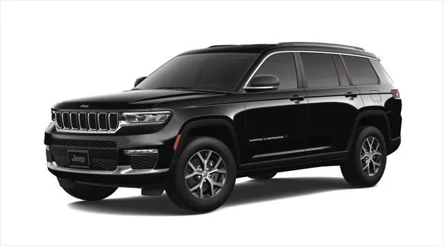 Black 2025 Jeep Grand Cherokee GRAND CHEROKEE L LIMITED 4X4 for sale in Kansas City, MO