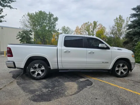 White 2022 RAM 1500 Laramie Crew Cab 4x4 5'7' Box for sale in Kansas City, MO