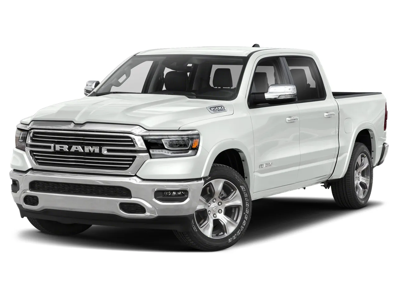 White 2022 RAM 1500 Laramie Crew Cab 4x4 5'7' Box for sale in Kansas City, MO