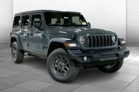 Blue 2025 Jeep Wrangler 4-Door Summit 4x4 for sale in Kansas City, MO