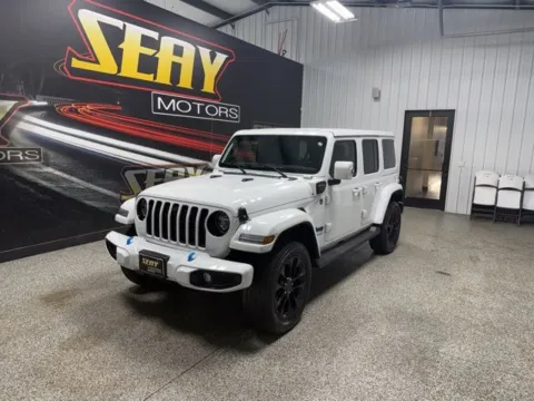White 2021 Jeep Wrangler Unlimited Sahara High Altitude 4xe for sale in Mayfield, KY