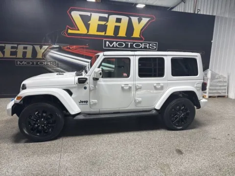 Another view of 2021 Jeep Wrangler Unlimited Sahara High Altitude 4xe for sale in Mayfield, KY at Seay Motors