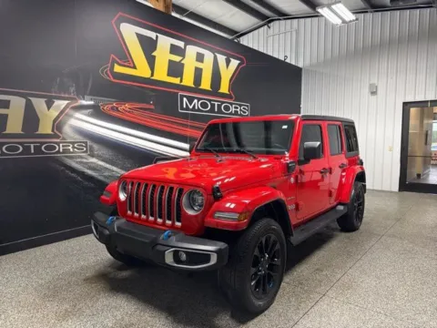 Red 2022 Jeep Wrangler Unlimited Sahara 4xe for sale in Mayfield, KY