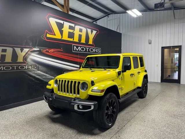 Yellow 2023 Jeep Wrangler Sahara 4xe for sale in Mayfield, KY