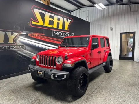 Red 2018 Jeep Wrangler Unlimited Sahara for sale in Mayfield, KY