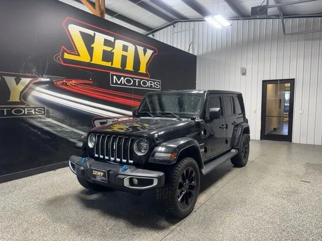 Black 2022 Jeep Wrangler Unlimited Sahara 4xe for sale in Mayfield, KY