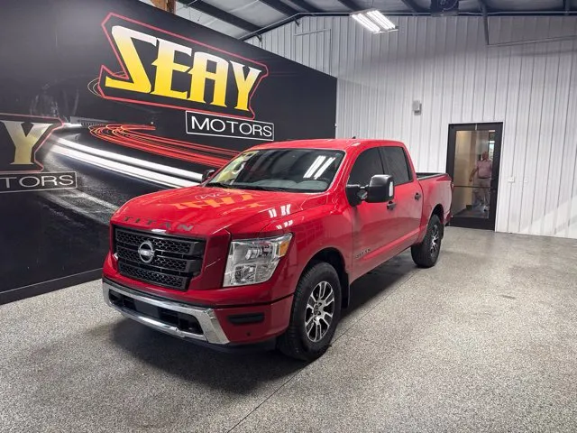 Red 2024 Nissan Titan SV for sale in Mayfield, KY