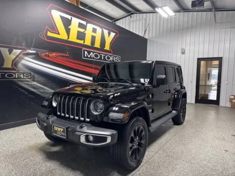 Black 2021 Jeep Wrangler Unlimited Sahara 4xe for sale in Mayfield, KY