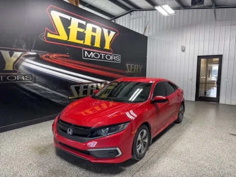 Red 2020 Honda Civic LX for sale in Mayfield, KY