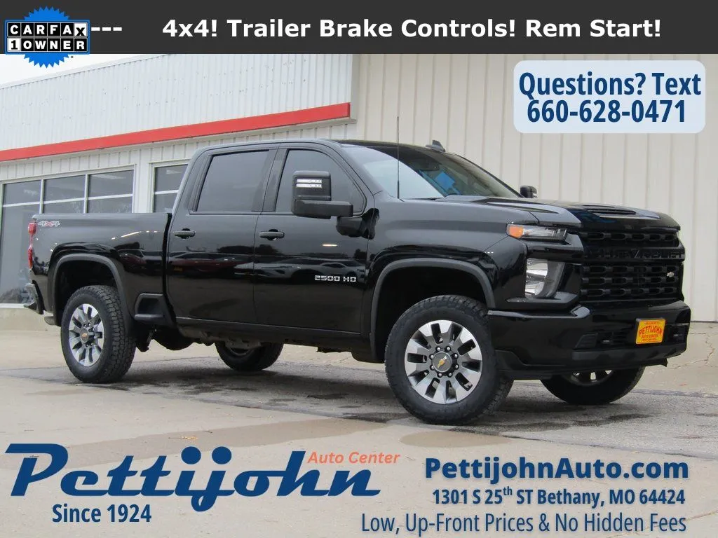 Black 2022 Chevrolet Silverado 2500HD Custom for sale in Bethany, MO