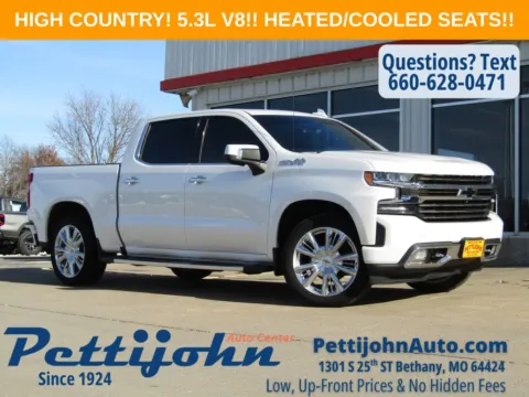 White 2020 Chevrolet Silverado 1500 High Country for sale in Bethany, MO