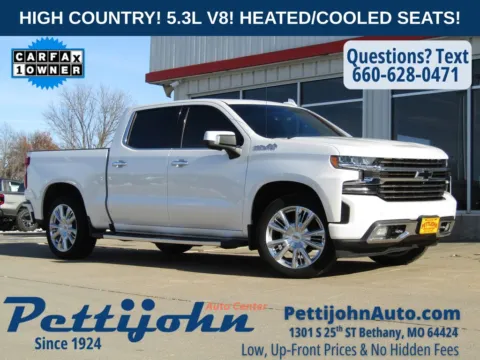 White 2020 Chevrolet Silverado 1500 High Country for sale in Bethany, MO