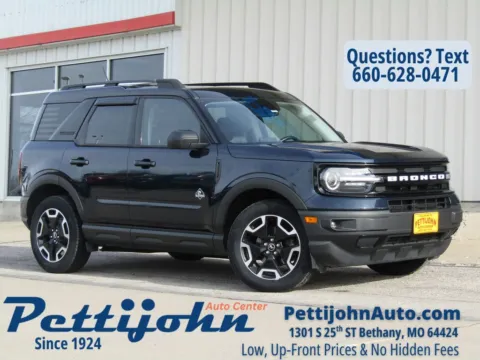 Blue 2021 Ford Bronco Sport Outer Banks for sale in Bethany, MO