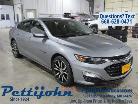 Gray 2024 Chevrolet Malibu RS for sale in Bethany, MO