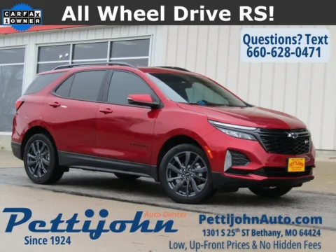 Red 2024 Chevrolet Equinox RS for sale in Bethany, MO