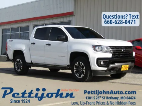 White 2022 Chevrolet Colorado Z71 for sale in Bethany, MO