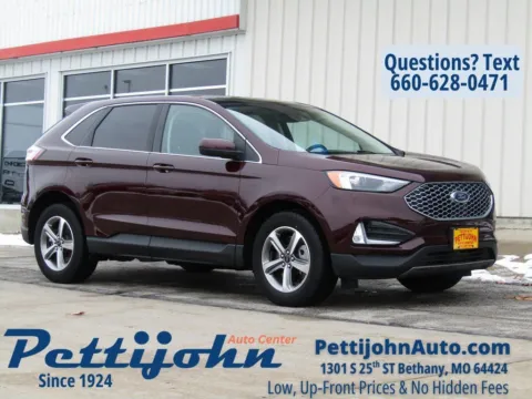Red 2023 Ford Edge SEL for sale in Bethany, MO