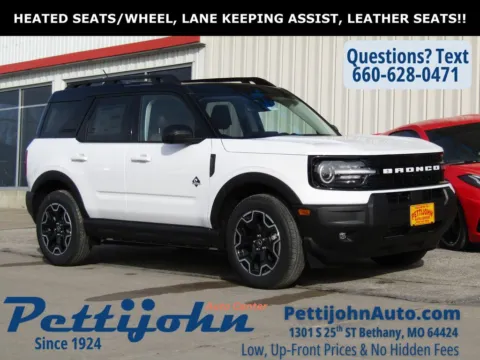 White 2025 Ford Bronco Sport Outer Banks for sale in Bethany, MO