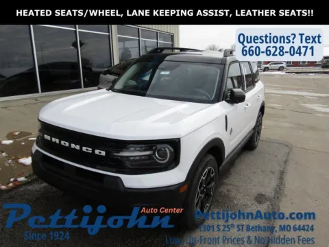 White 2025 Ford Bronco Sport Outer Banks for sale in Bethany, MO