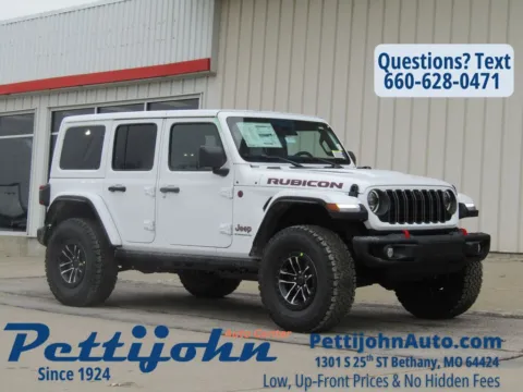 White 2026 Jeep Wrangler Rubicon X for sale in Bethany, MO