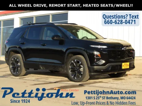 Black 2026 Chevrolet Equinox RS for sale in Bethany, MO