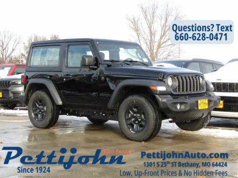 Black 2026 Jeep Wrangler Sport for sale in Bethany, MO