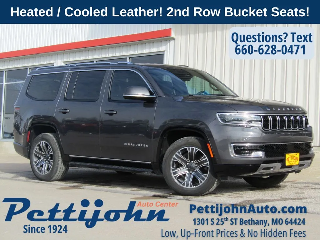 Used 2022 Jeep Wagoneer Series III with VIN 1C4SJVDT8NS228265 for sale in Kansas City