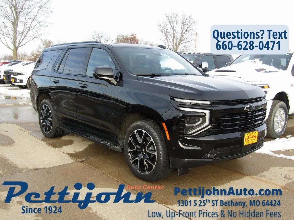 Used 2025 Chevrolet Tahoe RST with VIN 1GNS6RRD8SR159890 for sale in Kansas City