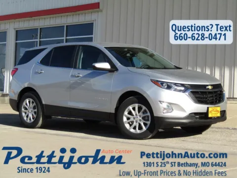 Silver 2021 Chevrolet Equinox LT for sale in Bethany, MO